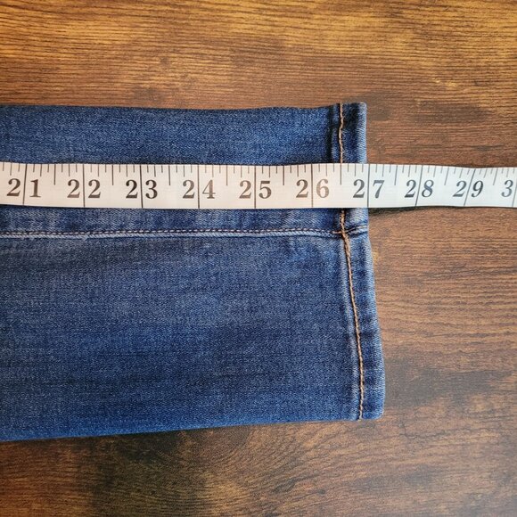 American Eagle Jeans 0 S Next Level Stretch Skinny Low Rise Medium Dark - Picture 10 of 12